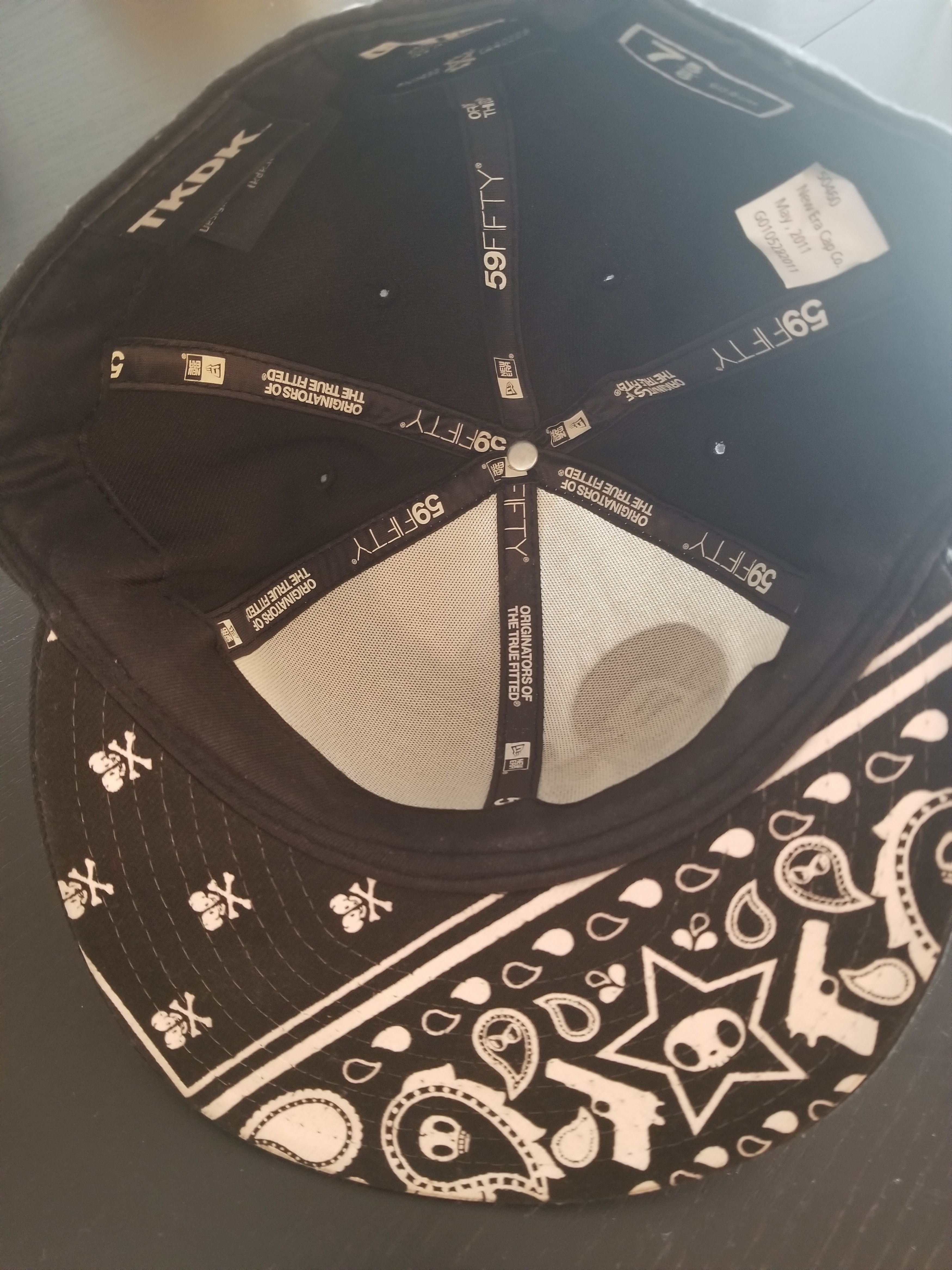 人気 ブランド チェック New Era vintage rare hat 5/8 7 gangster tokidoki era New 帽子