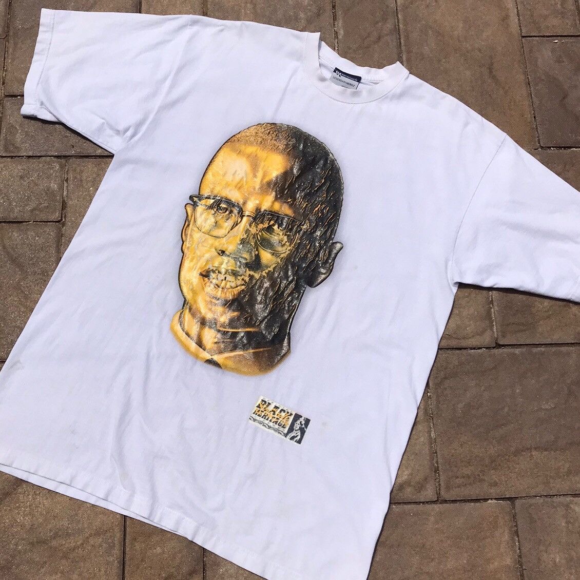 Unity Black Heritage Malcolm X Power Unity Double Sided TShirt Grailed