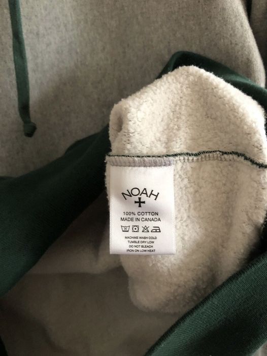 Noah Noah NY Grey and green Runners Hoodie | Grailed