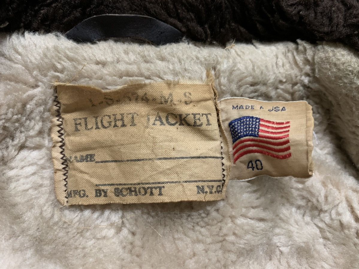 Schott Vintage Scott USA 80 - B3 Sherpa jacket Size US S / EU 44-46 / 1 - 2 Thumbnail
