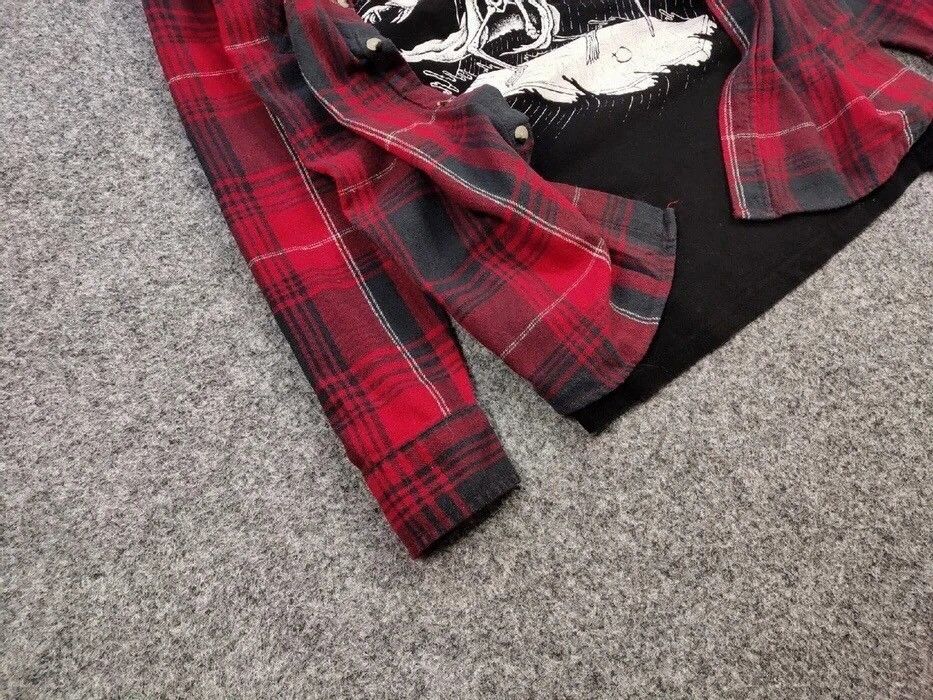 Flannel Vintage Flannel Shirt Travis Scott Style Size US M / EU 48-50 / 2 - 6 Thumbnail