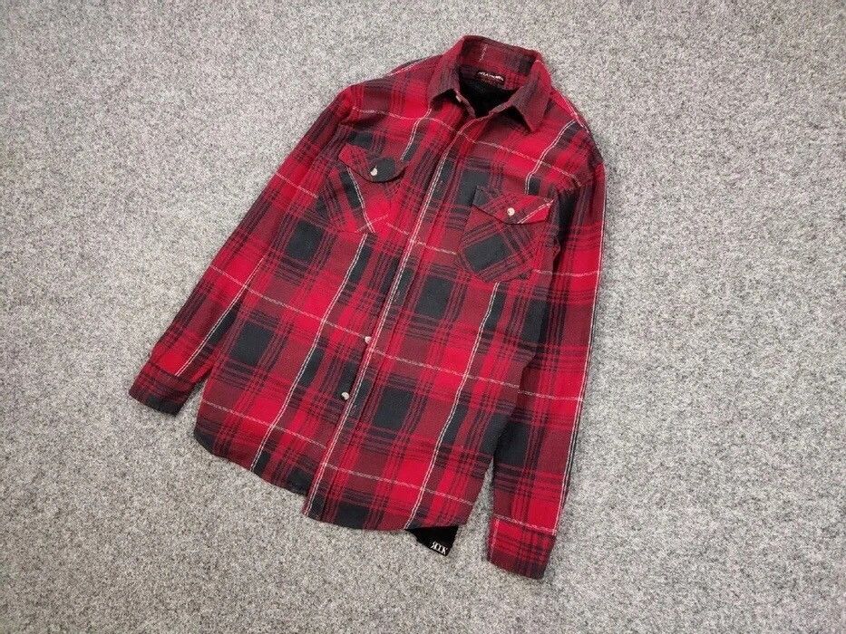Flannel Vintage Flannel Shirt Travis Scott Style Size US M / EU 48-50 / 2 - 12 Thumbnail