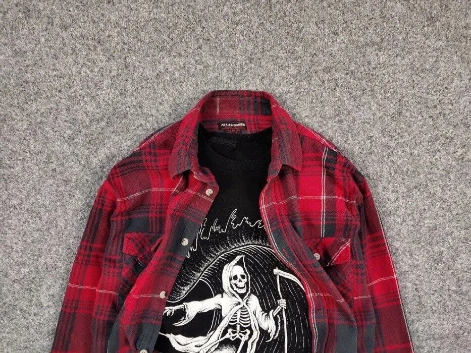 Flannel Vintage Flannel Shirt Travis Scott Style Size US M / EU 48-50 / 2 - 8 Thumbnail
