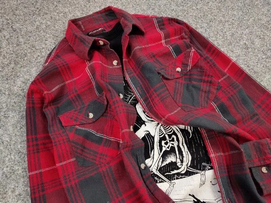 Flannel Vintage Flannel Shirt Travis Scott Style Size US M / EU 48-50 / 2 - 15 Thumbnail