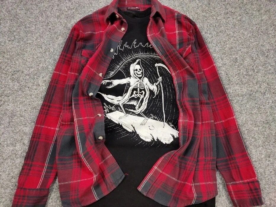 Flannel Vintage Flannel Shirt Travis Scott Style Size US M / EU 48-50 / 2 - 10 Thumbnail