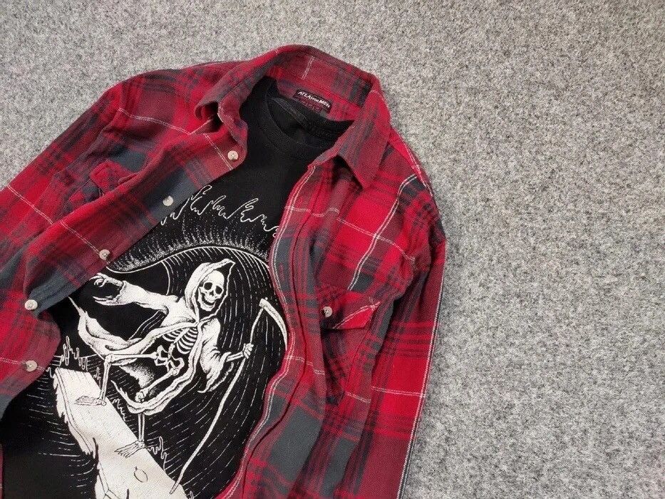 Flannel Vintage Flannel Shirt Travis Scott Style Size US M / EU 48-50 / 2 - 4 Thumbnail