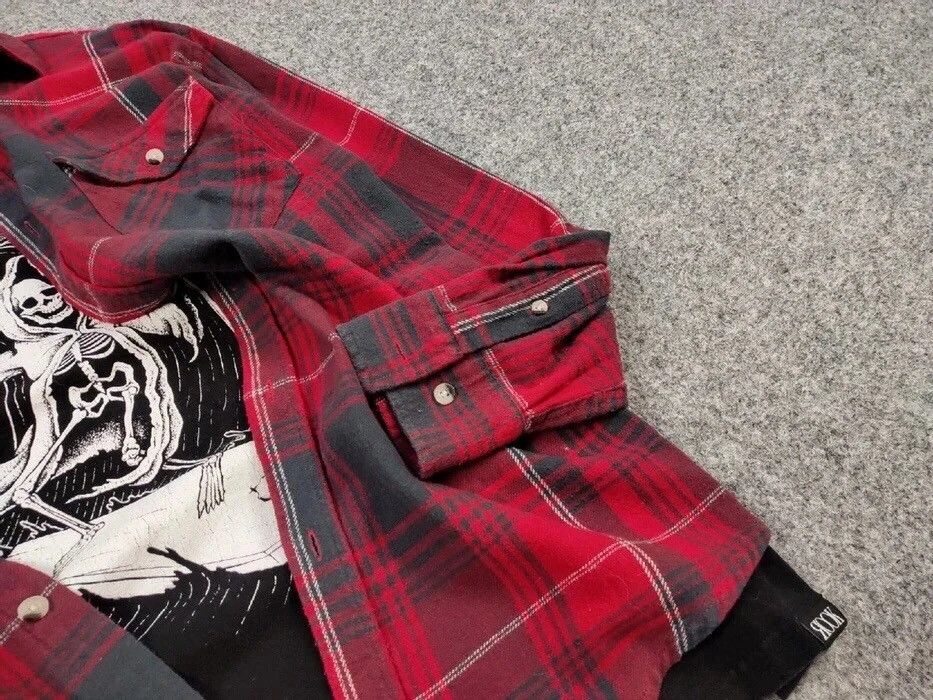 Flannel Vintage Flannel Shirt Travis Scott Style Size US M / EU 48-50 / 2 - 14 Thumbnail