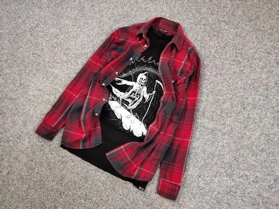 Flannel Vintage Flannel Shirt Travis Scott Style Size US M / EU 48-50 / 2 - 3 Thumbnail
