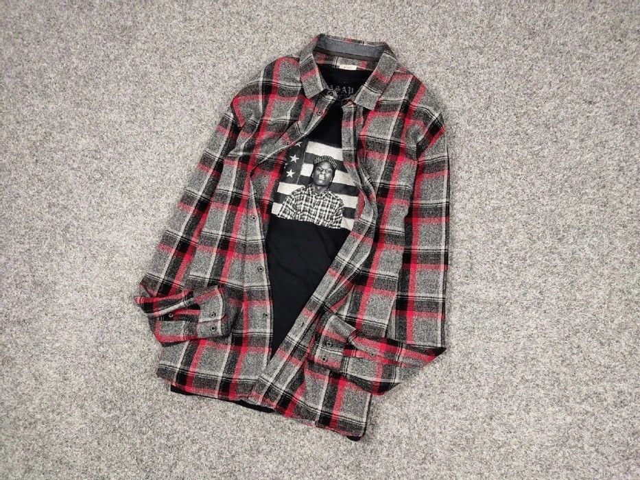 Flannel Vintage Flannel Shirt Travis Scott Style Streetwear Hype Size US XL / EU 56 / 4 - 9 Thumbnail