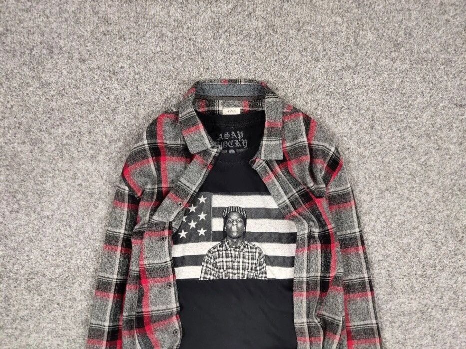 Flannel Vintage Flannel Shirt Travis Scott Style Streetwear Hype Size US XL / EU 56 / 4 - 4 Thumbnail
