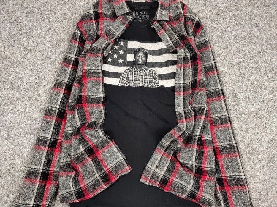 Flannel Vintage Flannel Shirt Travis Scott Style Streetwear Hype Size US XL / EU 56 / 4 - 6 Thumbnail