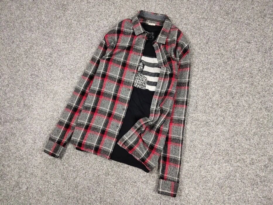 Flannel Vintage Flannel Shirt Travis Scott Style Streetwear Hype Size US XL / EU 56 / 4 - 7 Thumbnail