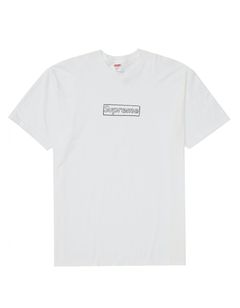 Supreme Supreme KAWS Chalk Logo Tee White XL | Grailed