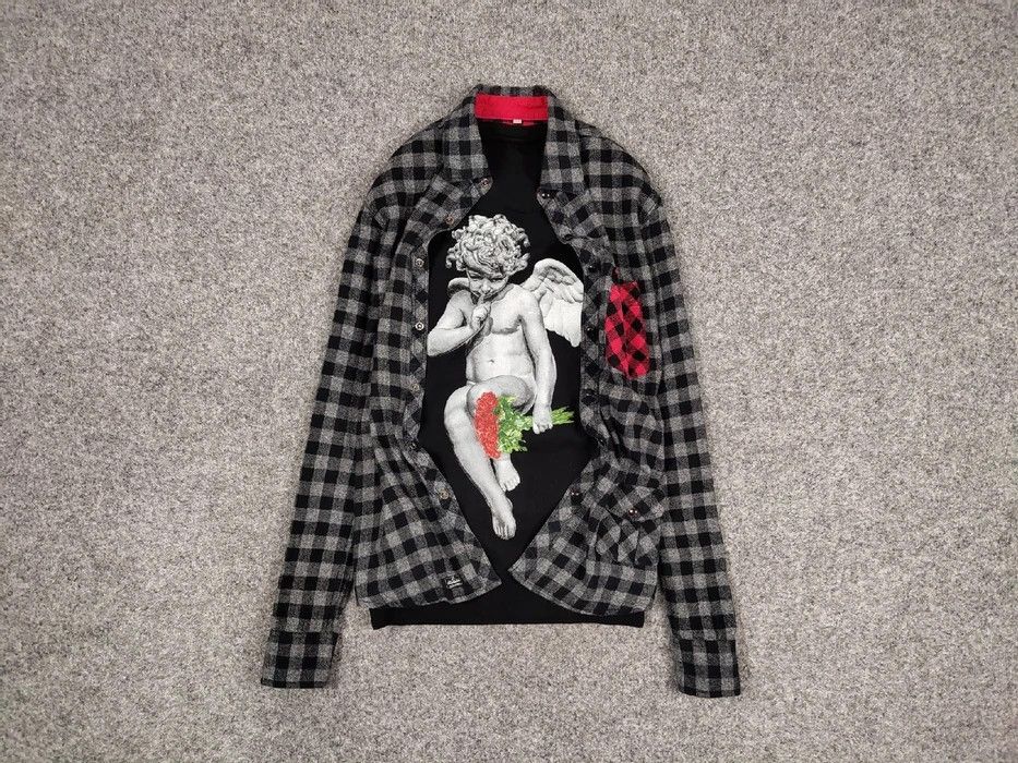 Flannel Vintage Flannel Shirt Plaid Checkered Travis Scott Style Size US M / EU 48-50 / 2 - 1 Thumbnail