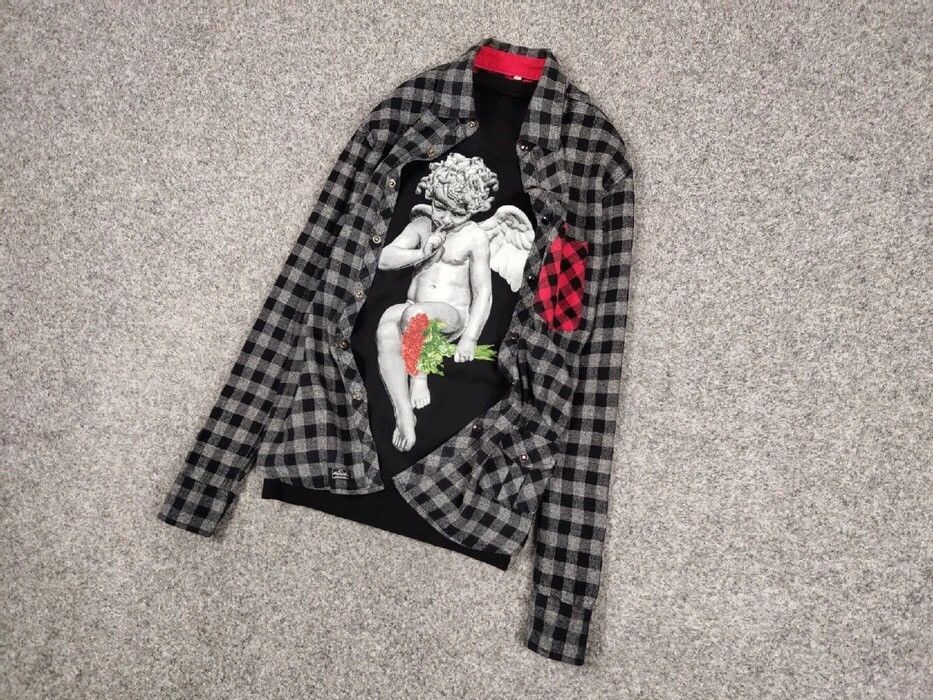 Flannel Vintage Flannel Shirt Plaid Checkered Travis Scott Style Size US M / EU 48-50 / 2 - 3 Thumbnail