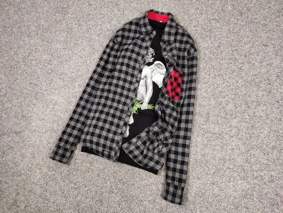Flannel Vintage Flannel Shirt Plaid Checkered Travis Scott Style Size US M / EU 48-50 / 2 - 7 Thumbnail