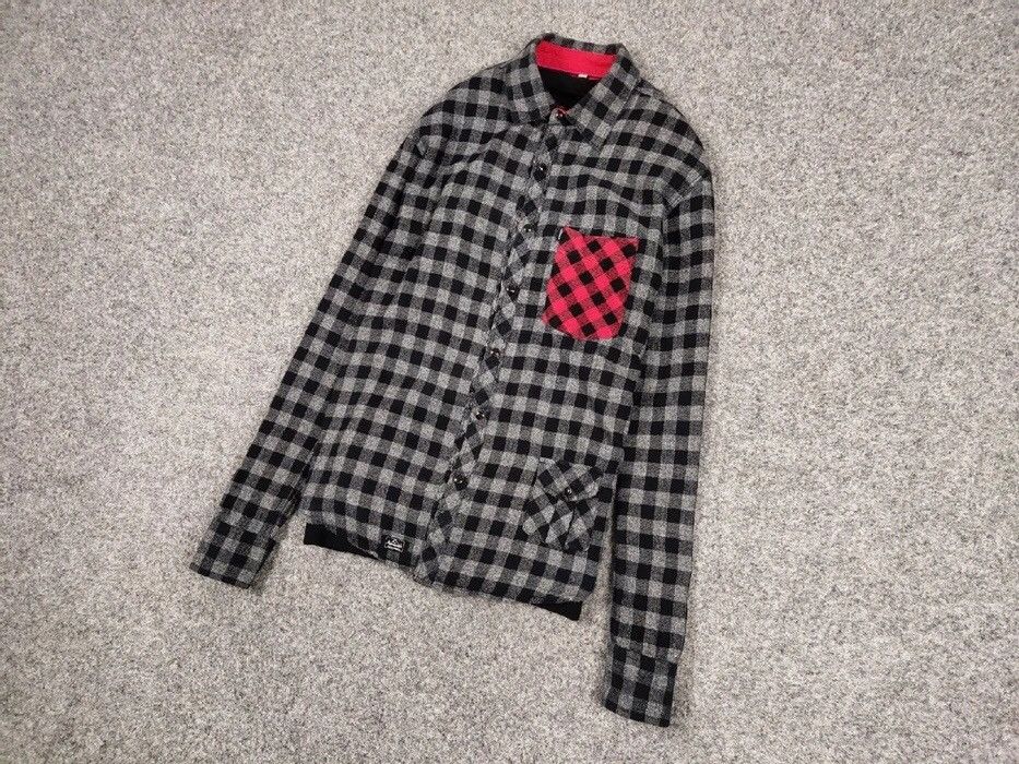 Flannel Vintage Flannel Shirt Plaid Checkered Travis Scott Style Size US M / EU 48-50 / 2 - 8 Thumbnail
