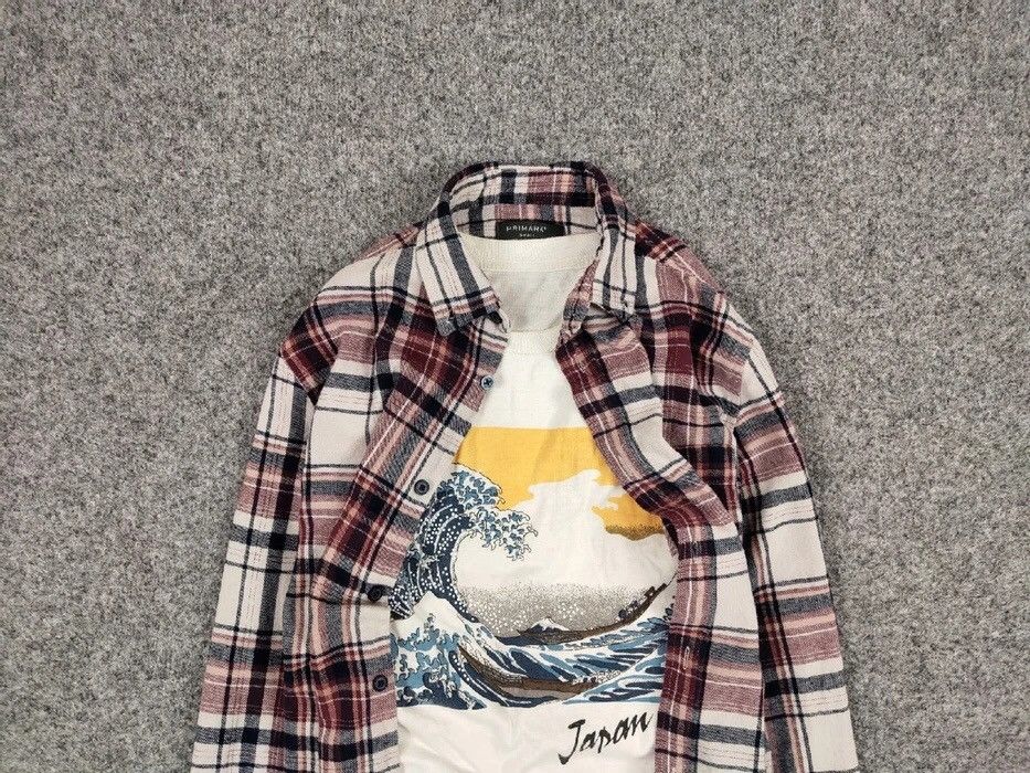 Flannel Vintage Flannel Shirt Checkered Travis Scott Style Size US S / EU 44-46 / 1 - 4 Thumbnail