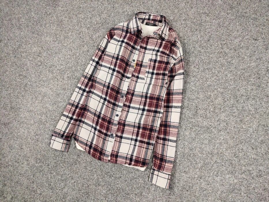 Flannel Vintage Flannel Shirt Checkered Travis Scott Style Size US S / EU 44-46 / 1 - 8 Thumbnail