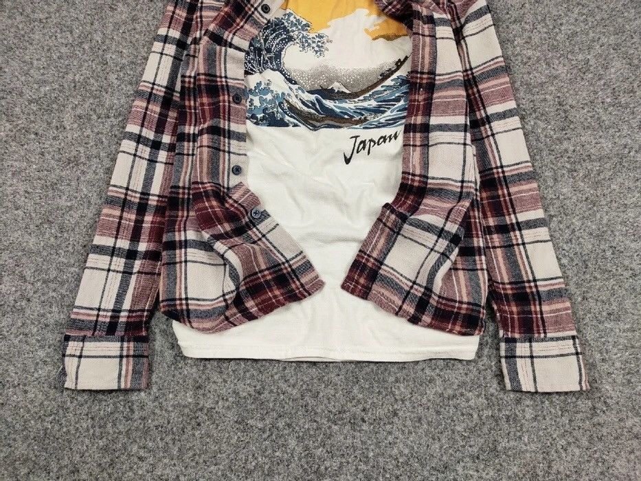 Flannel Vintage Flannel Shirt Checkered Travis Scott Style Size US S / EU 44-46 / 1 - 5 Thumbnail