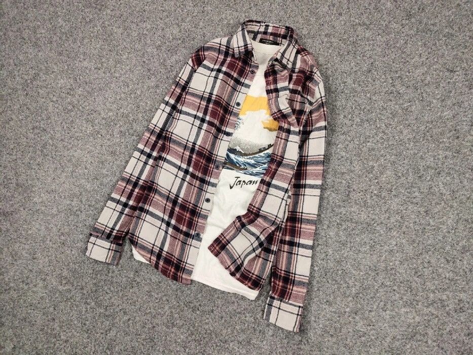 Flannel Vintage Flannel Shirt Checkered Travis Scott Style Size US S / EU 44-46 / 1 - 7 Thumbnail