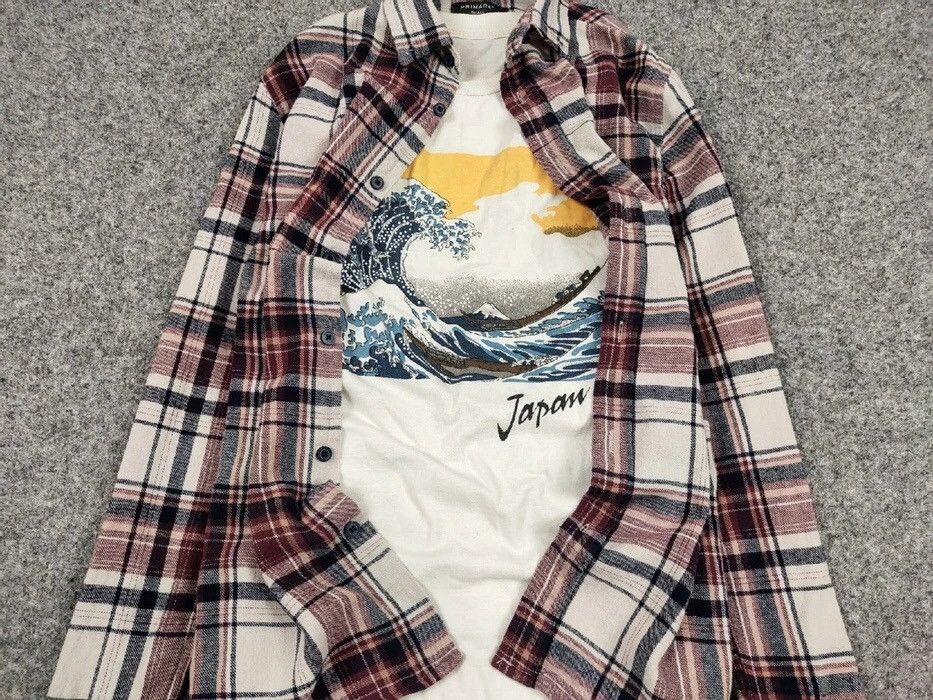 Flannel Vintage Flannel Shirt Checkered Travis Scott Style Size US S / EU 44-46 / 1 - 6 Thumbnail