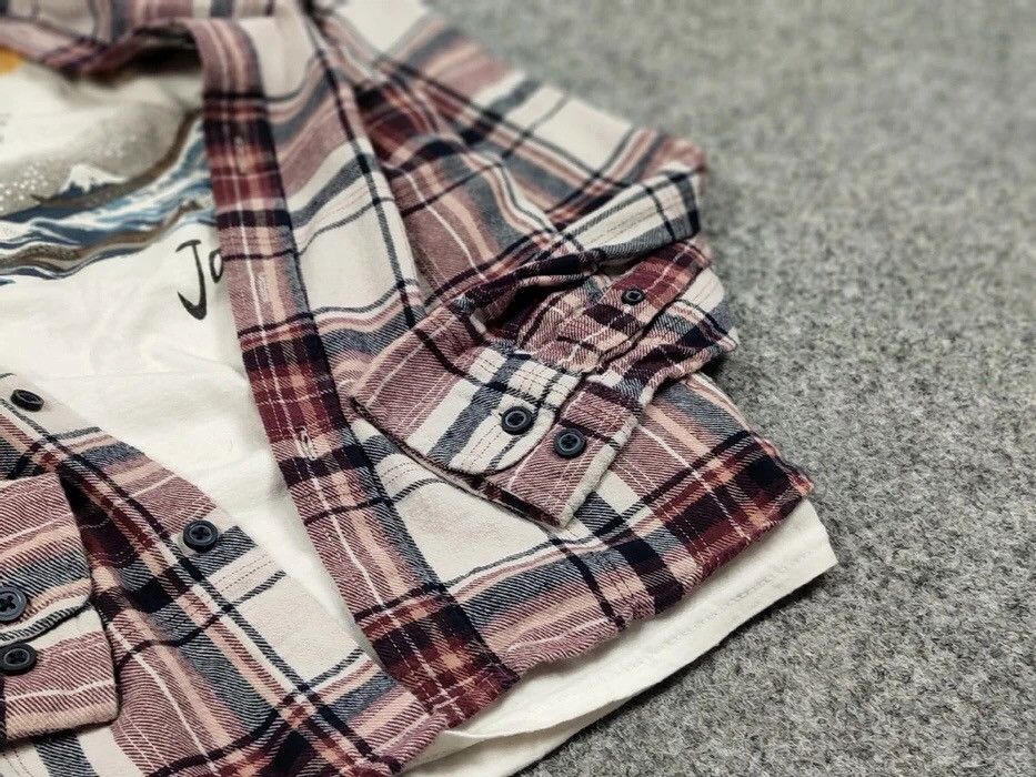 Flannel Vintage Flannel Shirt Checkered Travis Scott Style Size US S / EU 44-46 / 1 - 10 Thumbnail