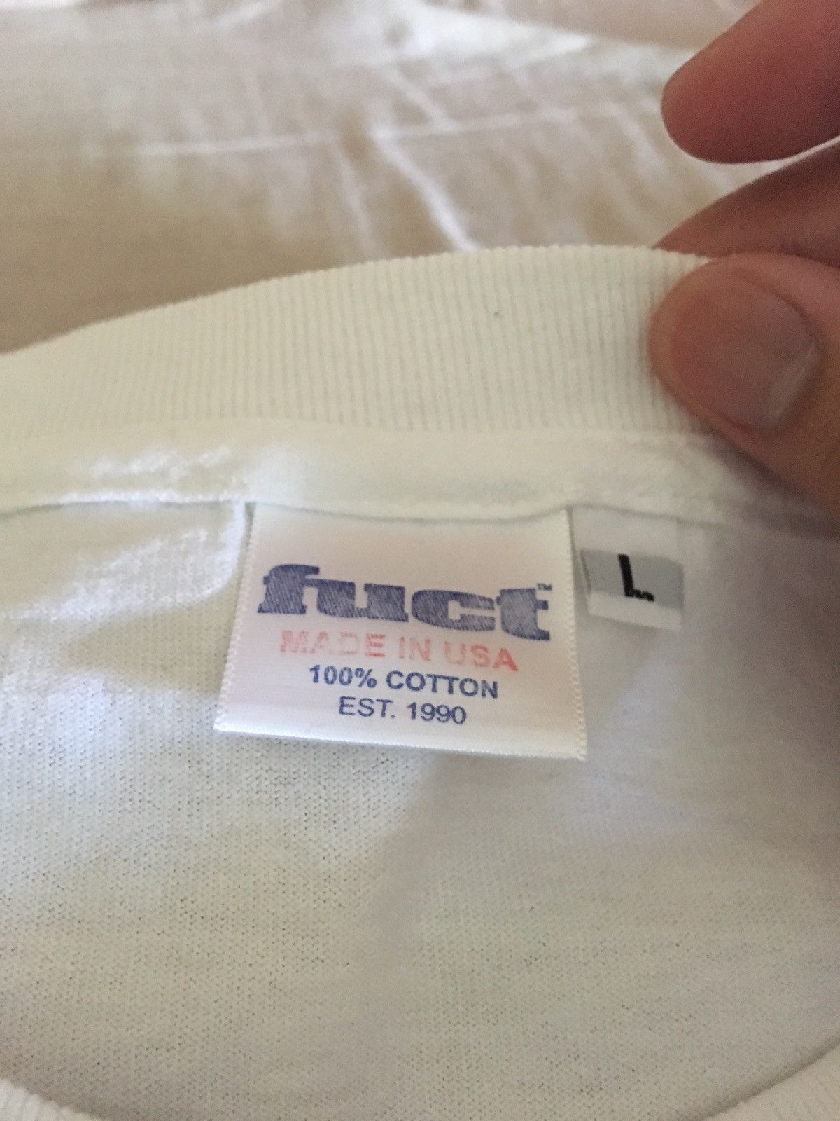 Fuct Fuct The Population Tee In White Size US L / EU 52-54 / 3 - 3 Thumbnail