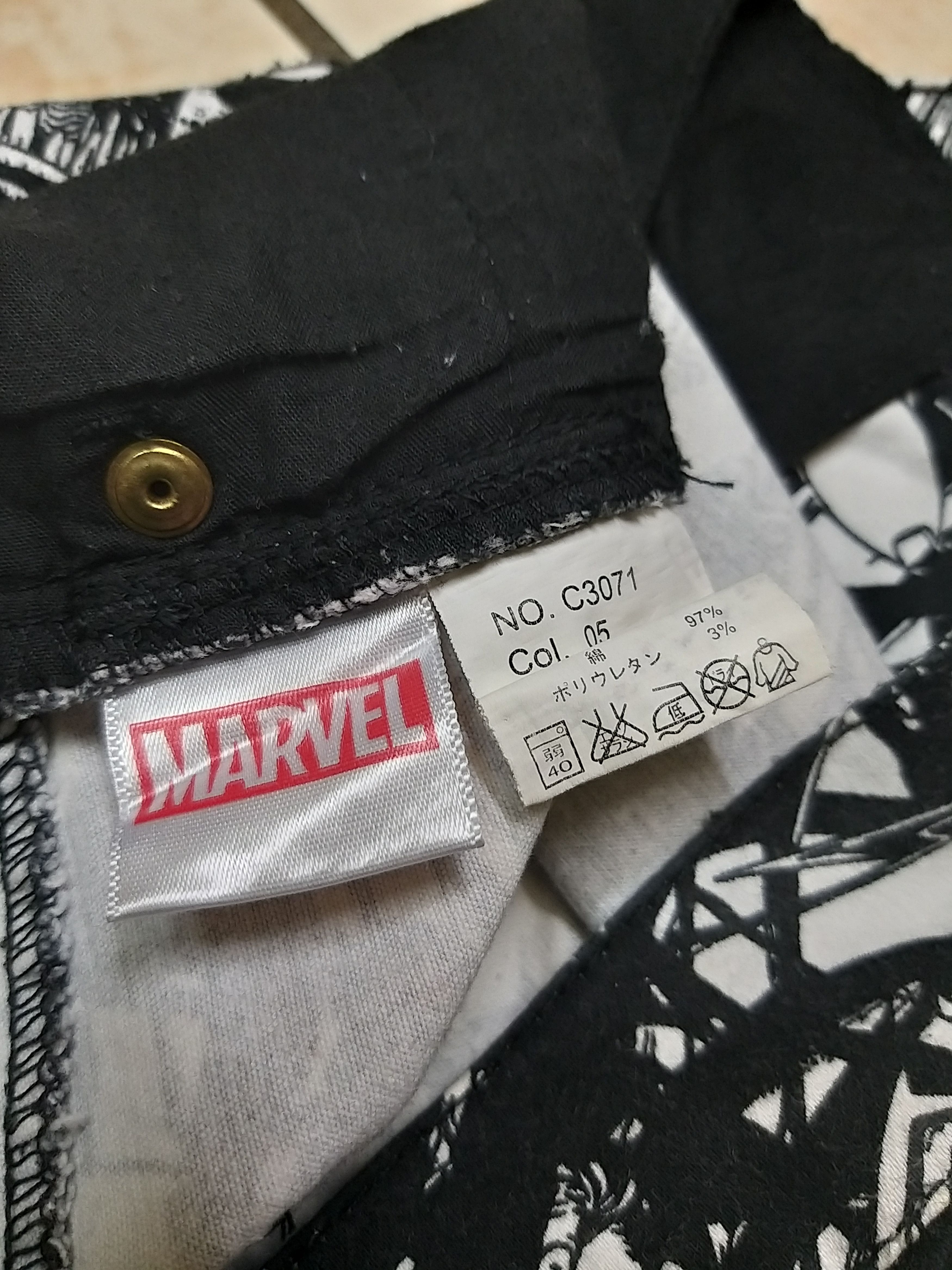 Marvel Comics GRAIL💥VENOM"MARVEL COMICS"FULL PRINT SKINNY PANT Size US 30 / EU 46 - 16 Thumbnail