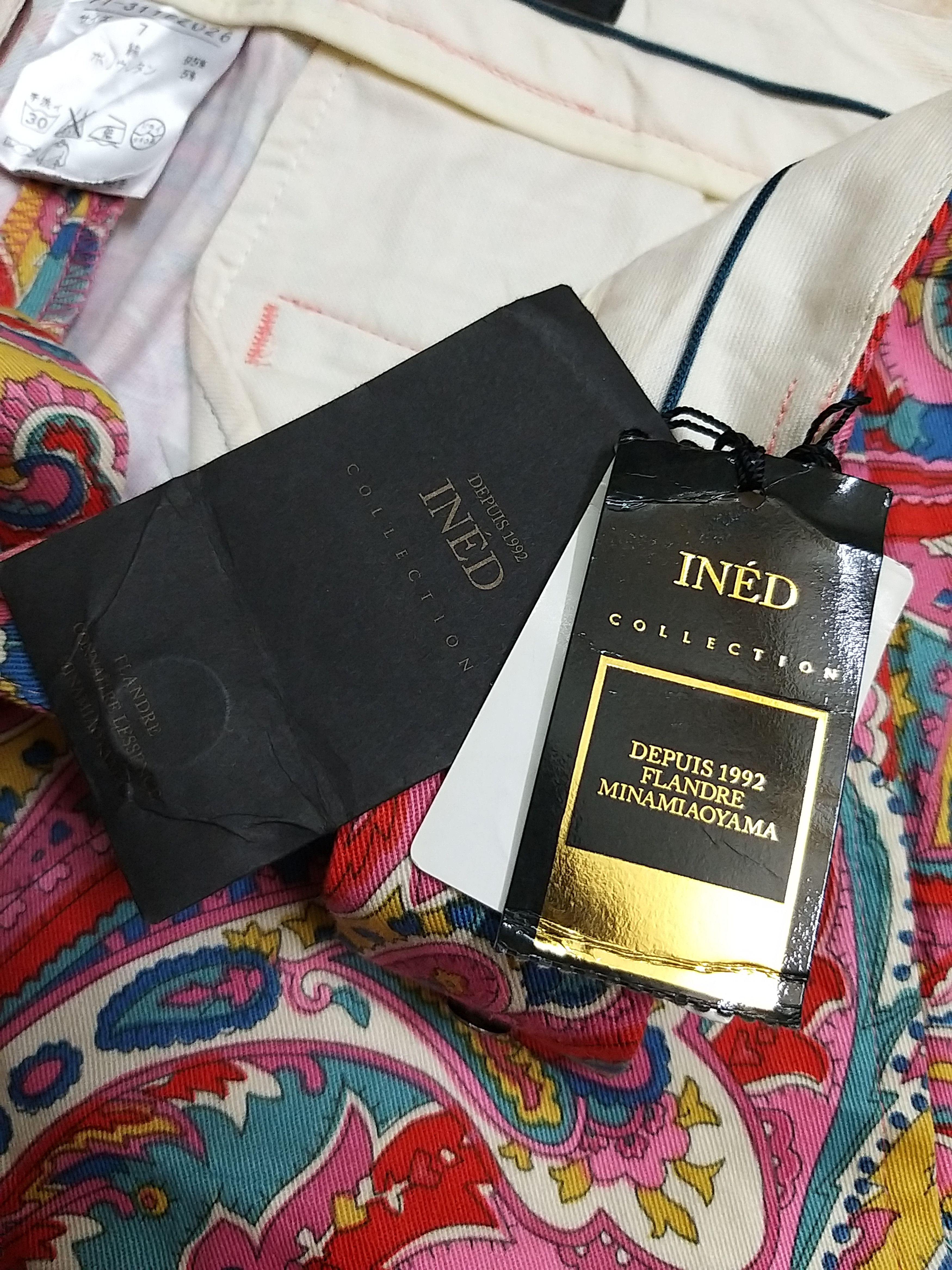 Japanese Brand (NWT)ARCHIVE JAPANESE CULTURE "INED"FLORAL 3/4 COTTON PANTS Size US 28 / EU 44 - 15 Thumbnail
