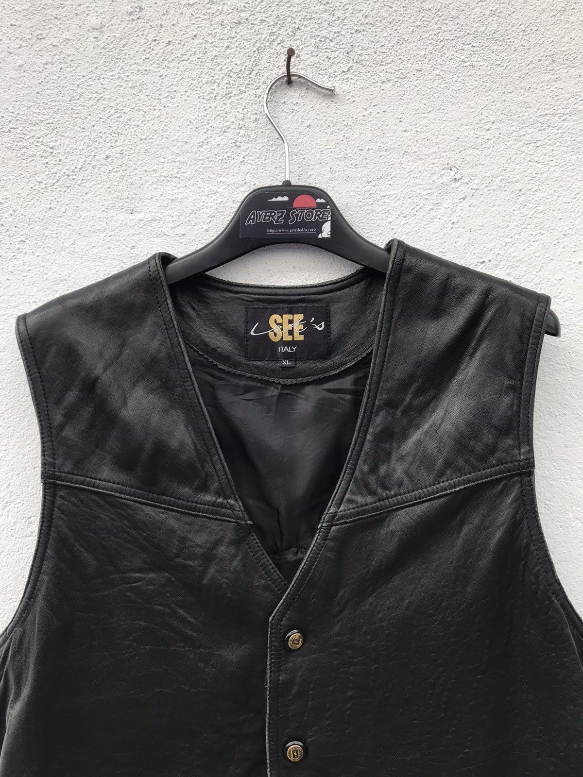 Genuine Leather × Harley Davidson Let’s See Harley Davidson Vest Leather Jackets Size US XL / EU 56 / 4 - 7 Thumbnail