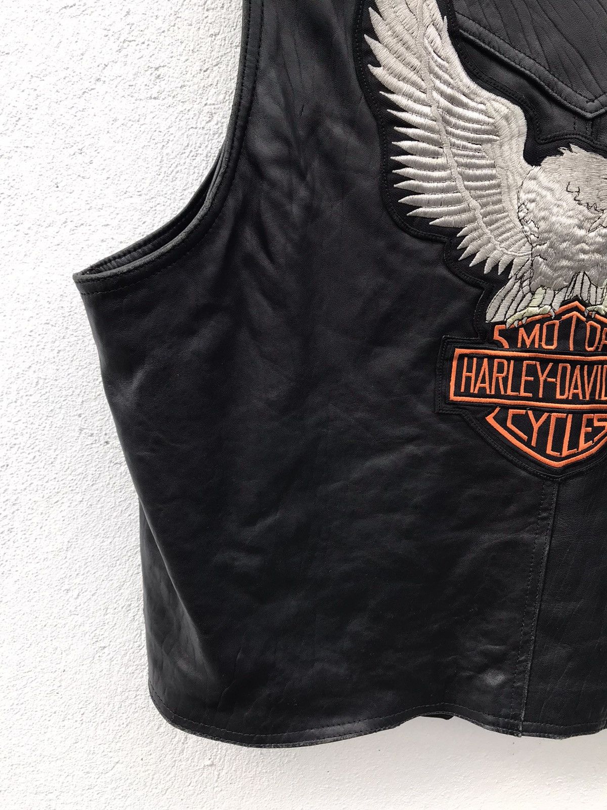 Genuine Leather × Harley Davidson Let’s See Harley Davidson Vest Leather Jackets Size US XL / EU 56 / 4 - 8 Thumbnail