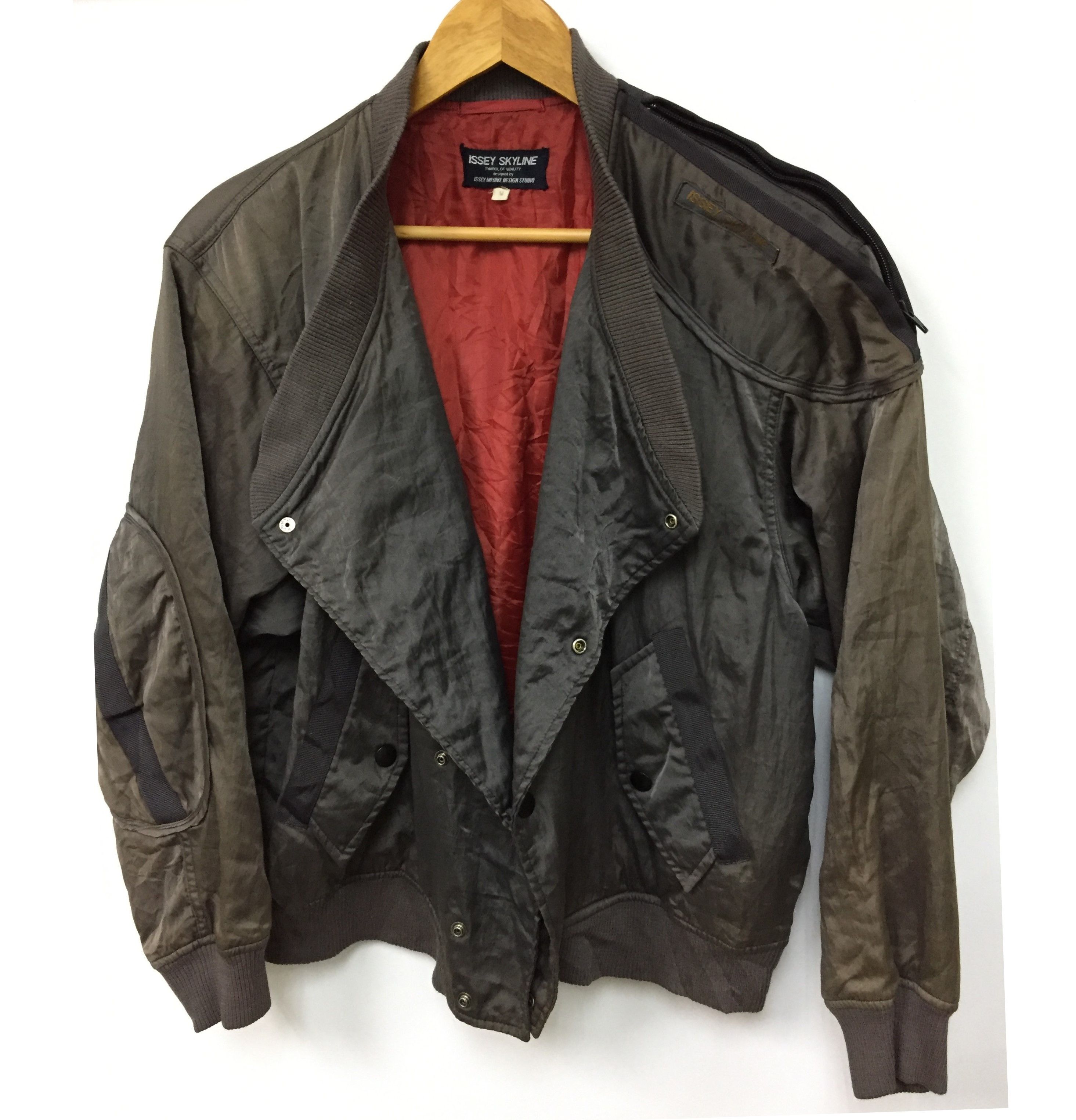 Issey Miyake 1982 ISSEY MIYAKE Issey Skyline Asymmetrical Jacket Size US M / EU 48-50 / 2 - 10 Thumbnail