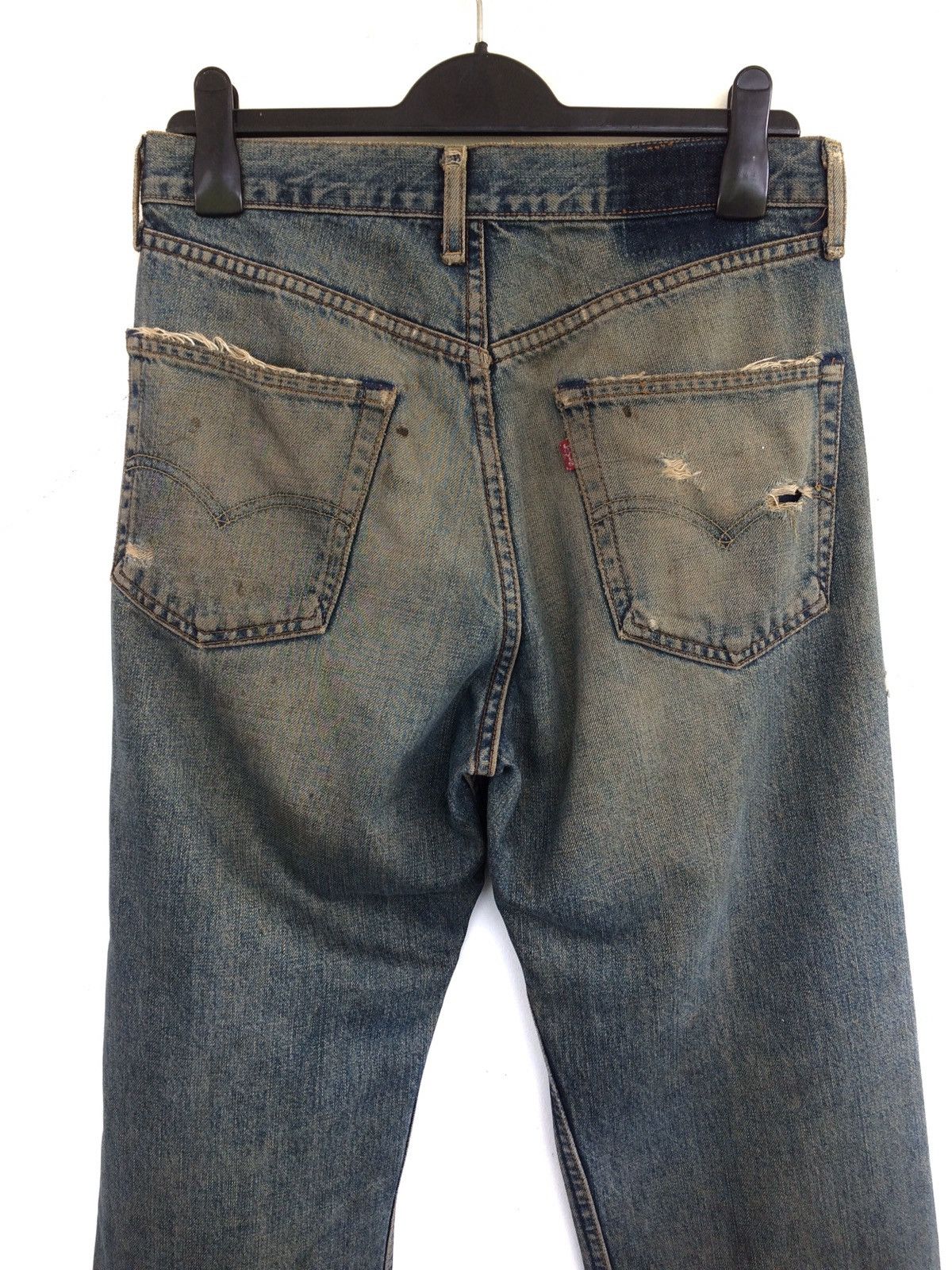 Vintage Levis Distressed Kurt Cobain Fashion Style Denim Pant Size US 31 - 7 Thumbnail