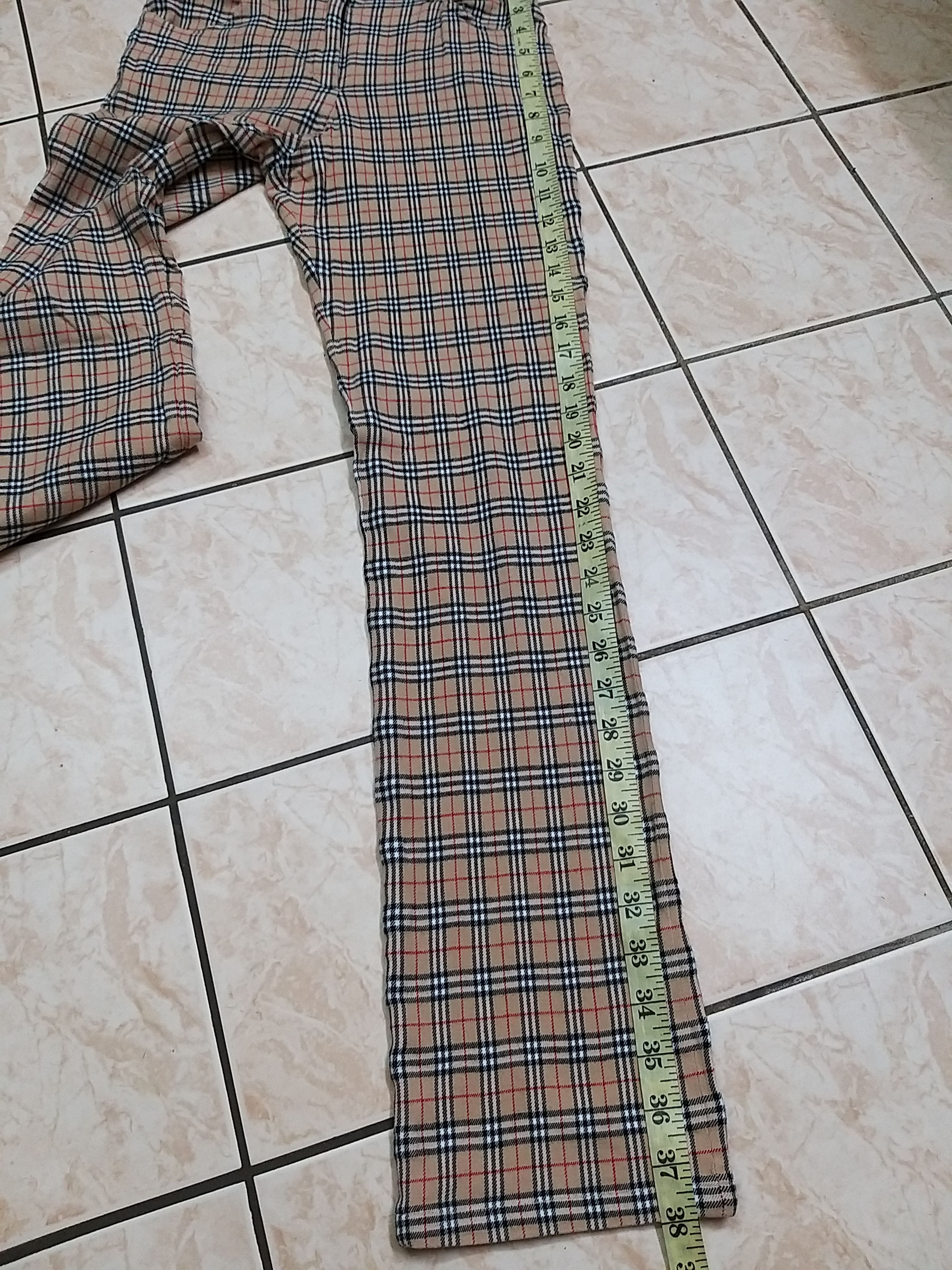 Burberry NICE🔥VINTAGE BURBERRYS BLUE LABEL NOVA CHECK STRETCH PANTS Size US 26 / EU 42 - 11 Thumbnail