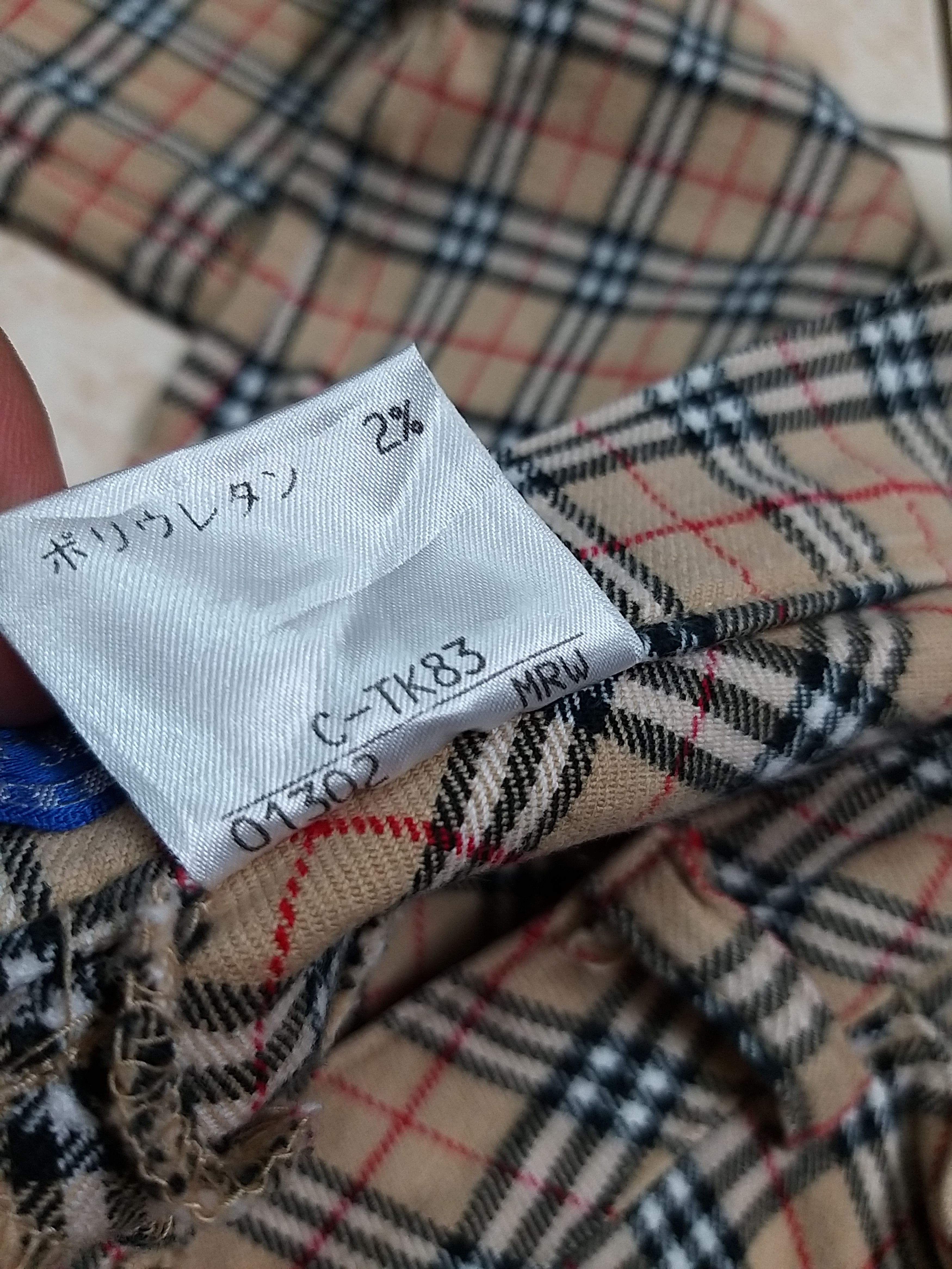 Burberry NICE🔥VINTAGE BURBERRYS BLUE LABEL NOVA CHECK STRETCH PANTS Size US 26 / EU 42 - 14 Thumbnail