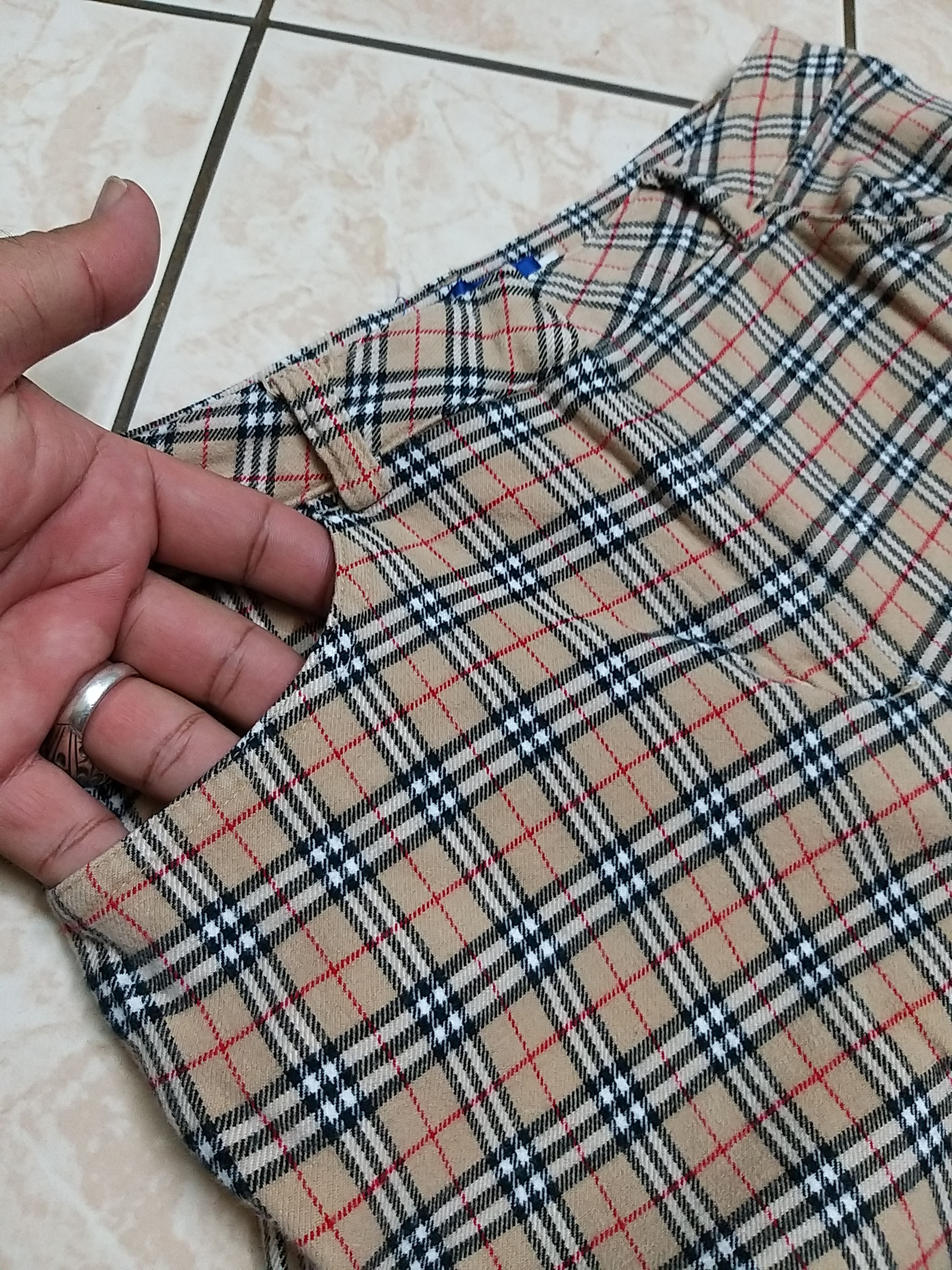 Burberry NICE🔥VINTAGE BURBERRYS BLUE LABEL NOVA CHECK STRETCH PANTS Size US 26 / EU 42 - 5 Thumbnail