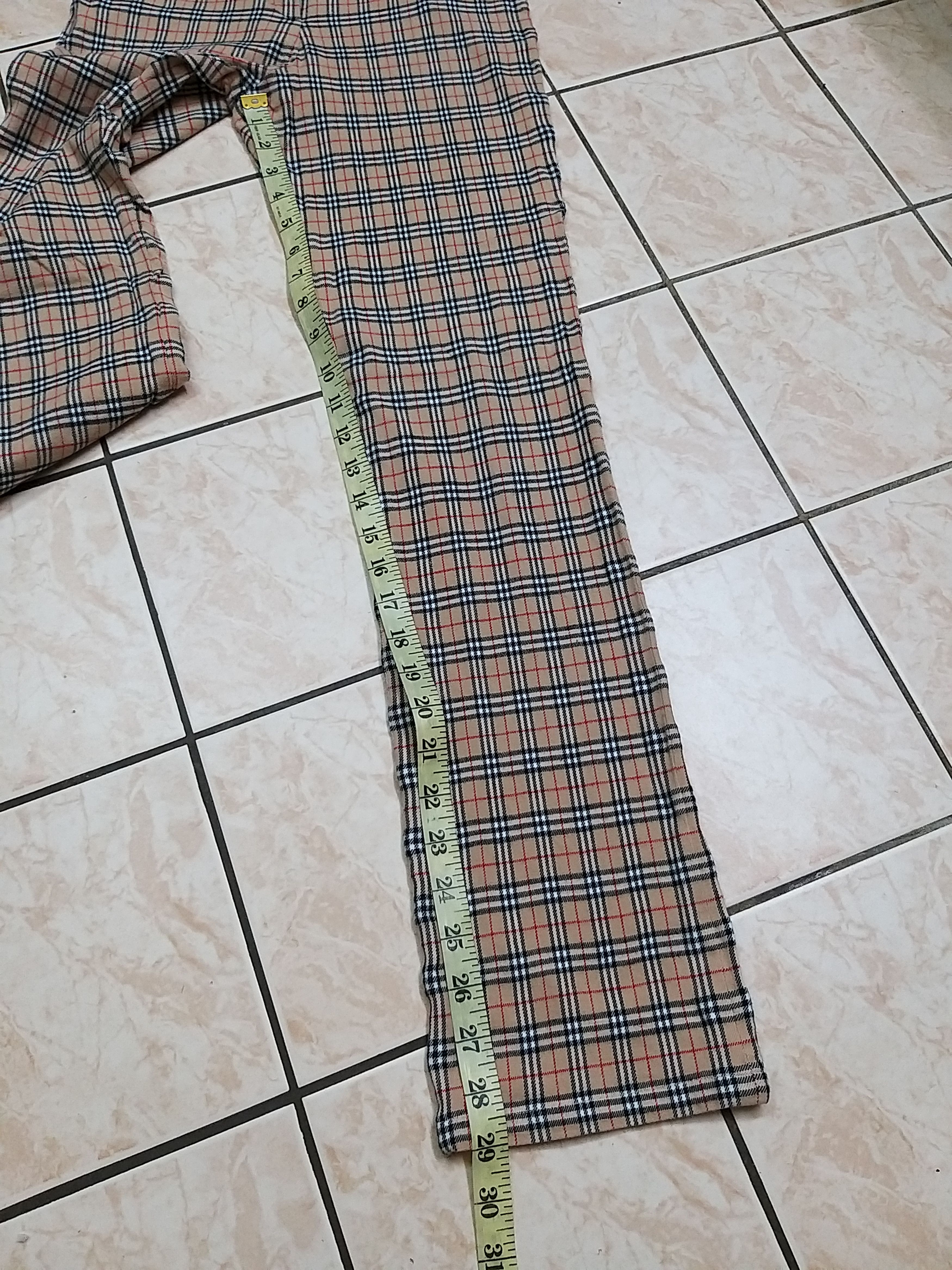 Burberry NICE🔥VINTAGE BURBERRYS BLUE LABEL NOVA CHECK STRETCH PANTS Size US 26 / EU 42 - 12 Thumbnail