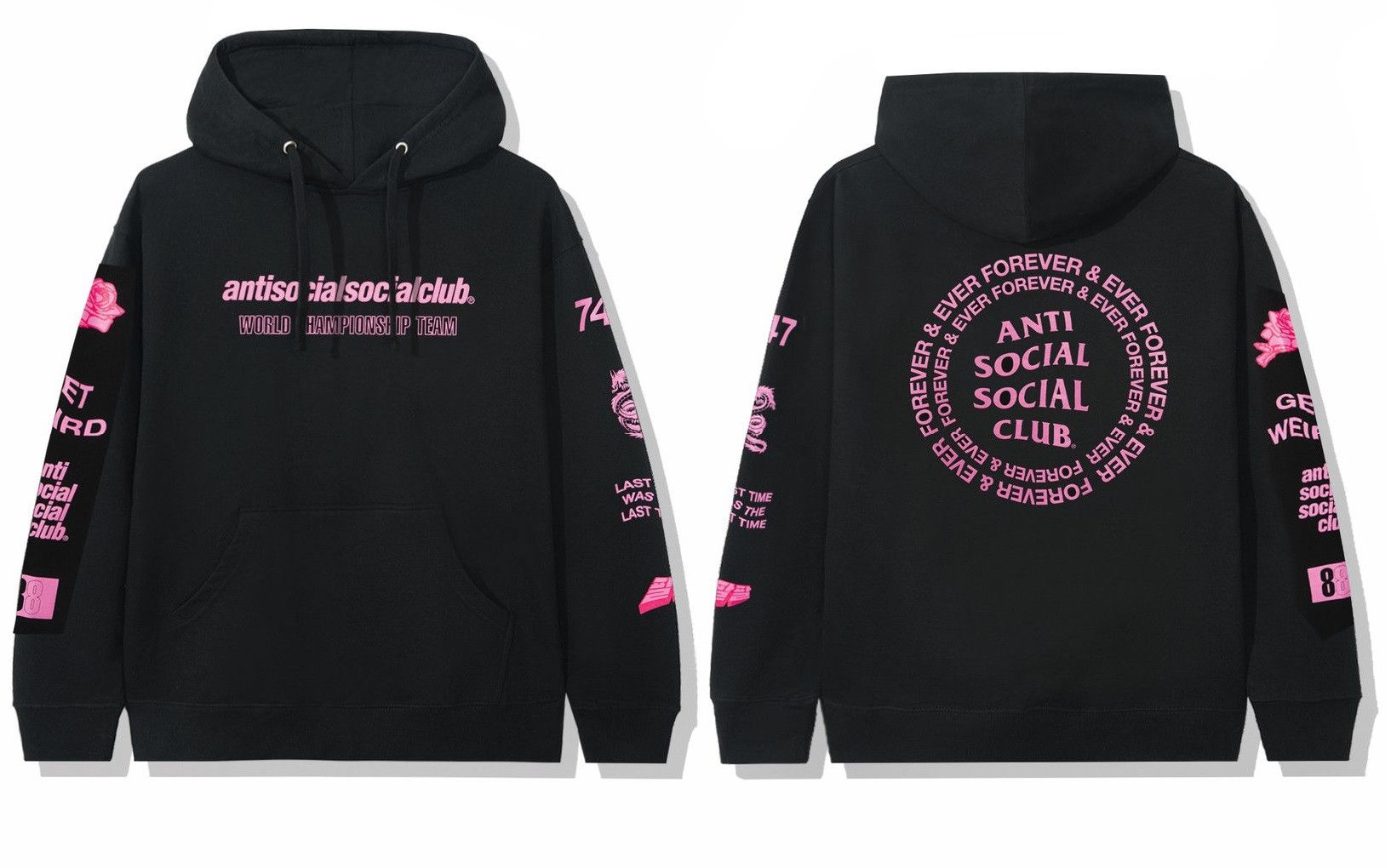 Anti Social Social Club DS ASSC Honda Pico Blvd Black Hoodie
