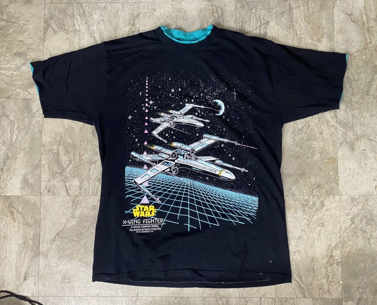 Vintage 90s Star Wars X-Wing Fighter T-Shirt