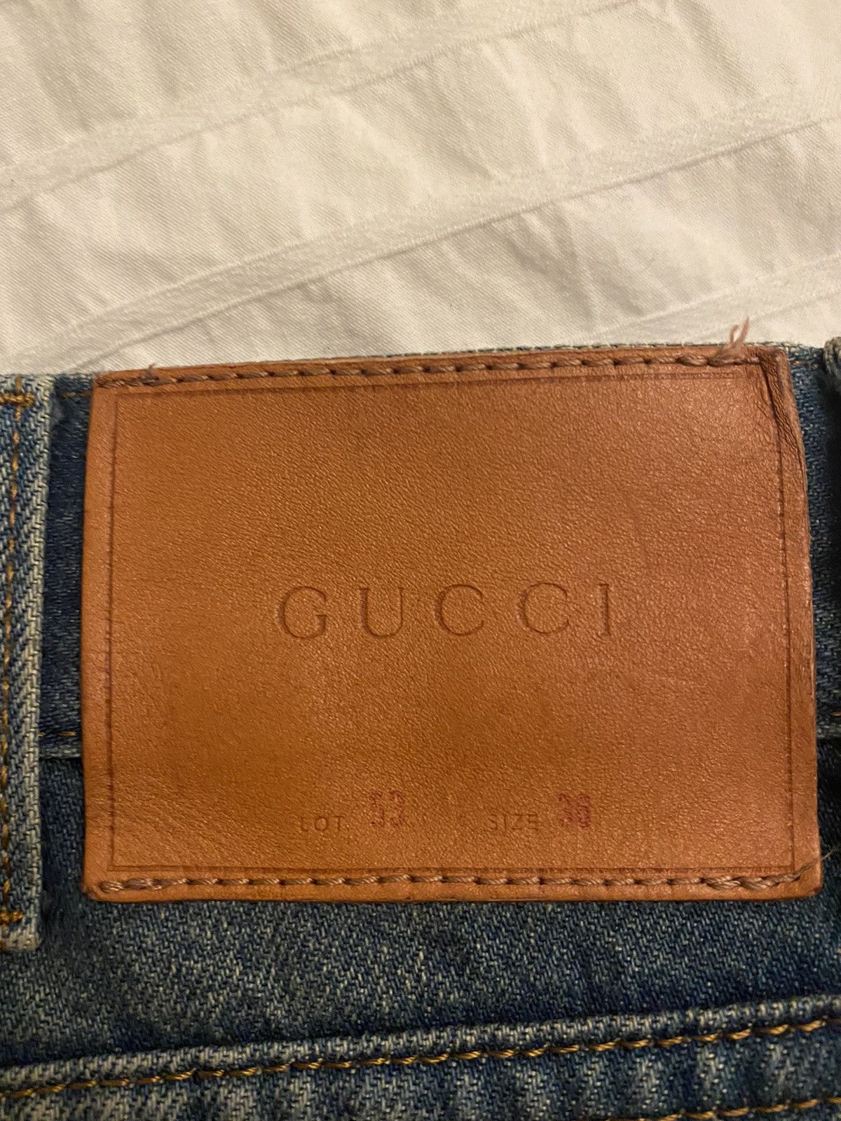 Gucci Gucci / Alessandro Michele Grail 🏆 - Denim pant with symbols Size US 36 / EU 52 - 11 Thumbnail