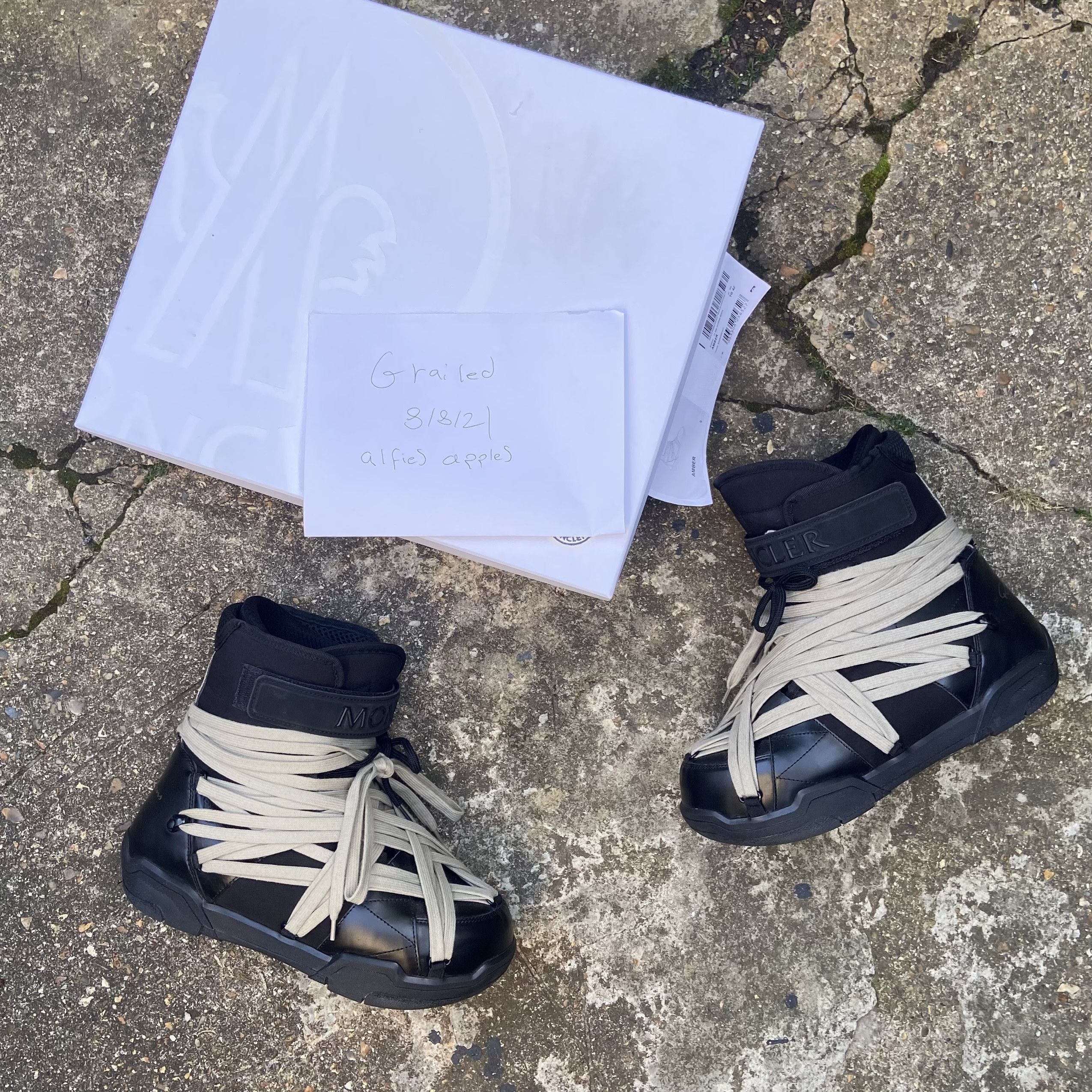 Moncler × Rick Owens Rick Owens x Moncler Amber boots size 42 UK 8