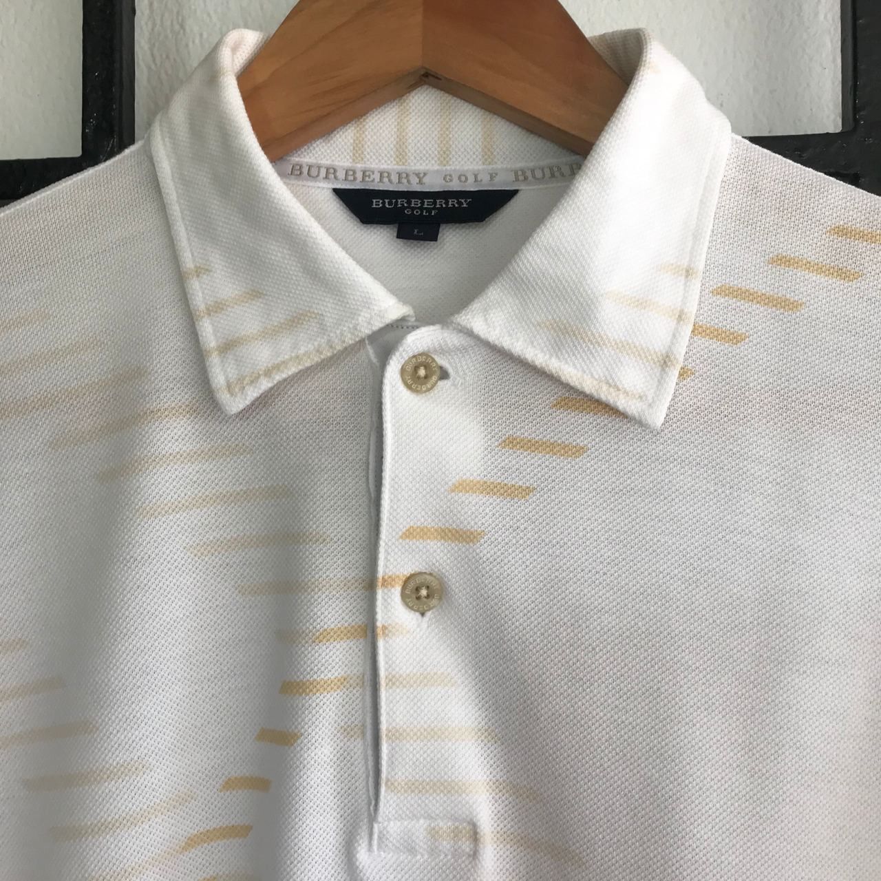 Burberry × Japanese Brand × Vintage 🔥 Vintage BURBERRY GOLF Nice Design Tshirt Made in Japan Size US M / EU 48-50 / 2 - 2 Thumbnail