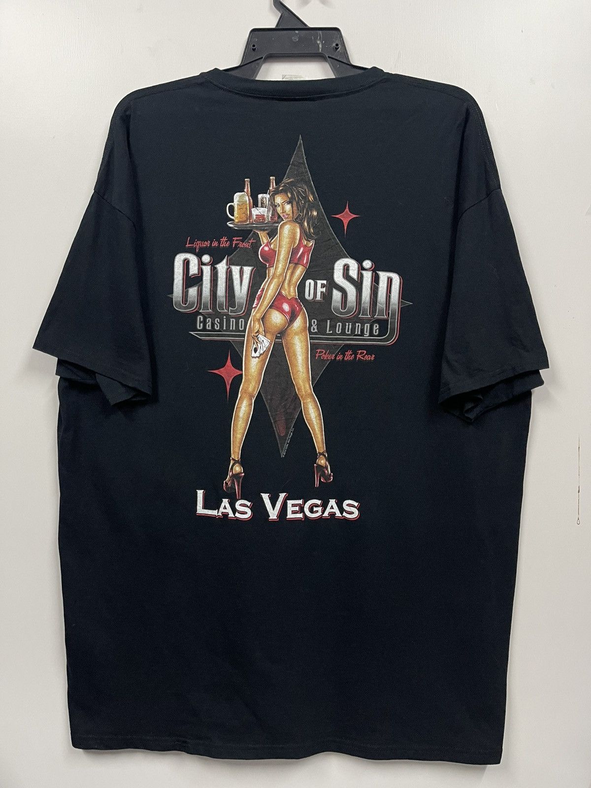 ODM × Vintage Vintage Y2K City Of The Sin Casino Lounge By Odm T Shirt Size US XL / EU 56 / 4 - 1 Thumbnail