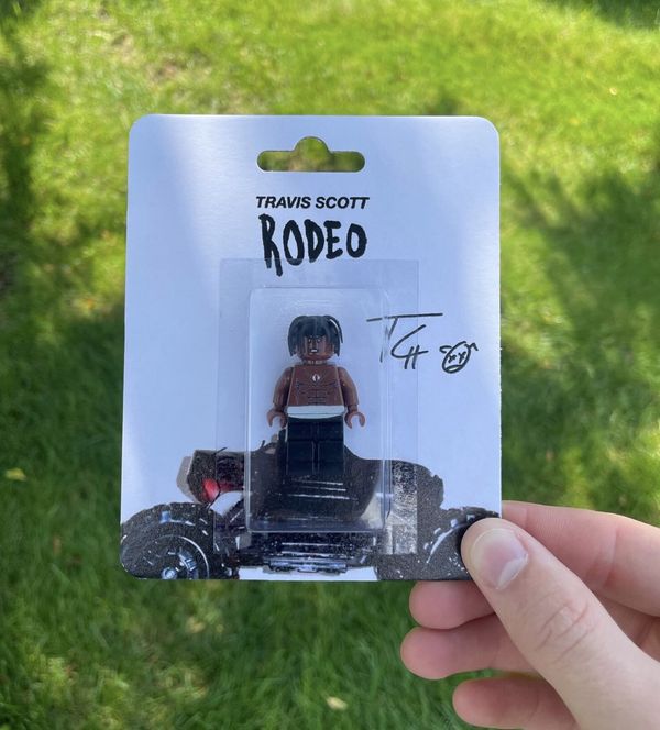 Travis scott best sale lego minifigure