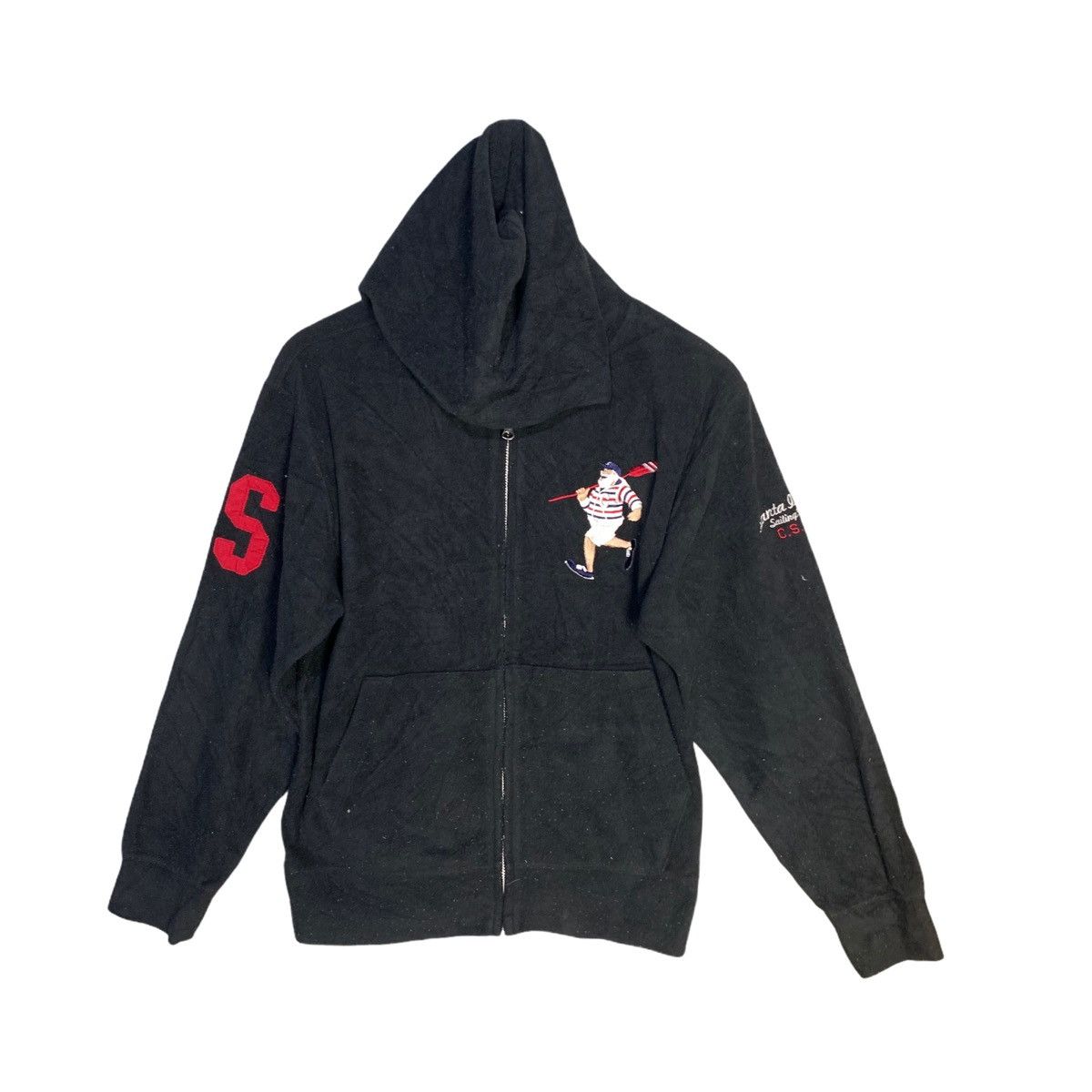 Japanese Brand Captain santa solf fleece hoodie sweater embroidered logo Size US M / EU 48-50 / 2 - 1 Thumbnail