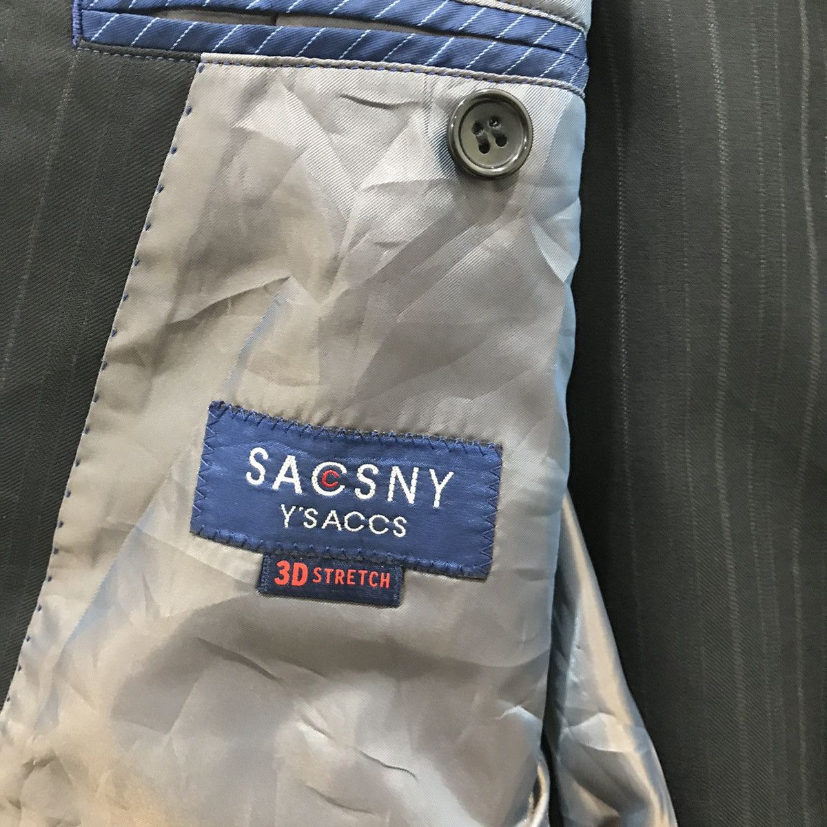 Y's × Yohji Yamamoto Sacsny Y'saccs 3D Stretch Yohji Yamamoto Blazers Size 38S - 7 Thumbnail