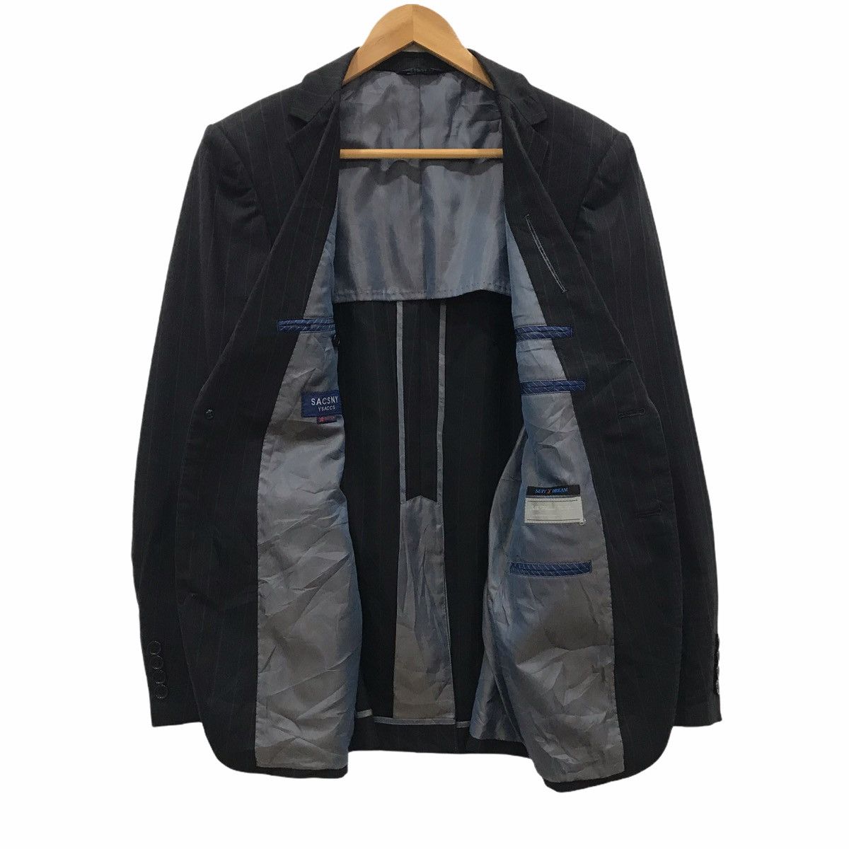 Y's × Yohji Yamamoto Sacsny Y'saccs 3D Stretch Yohji Yamamoto Blazers Size 38S - 3 Thumbnail