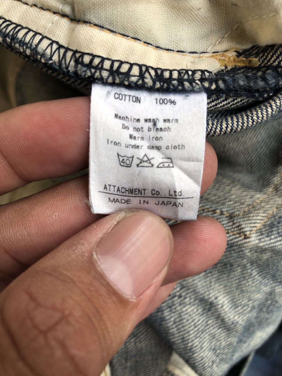 Attachment Attachment Japan Denim Jeans Size US 34 / EU 50 - 14 Thumbnail