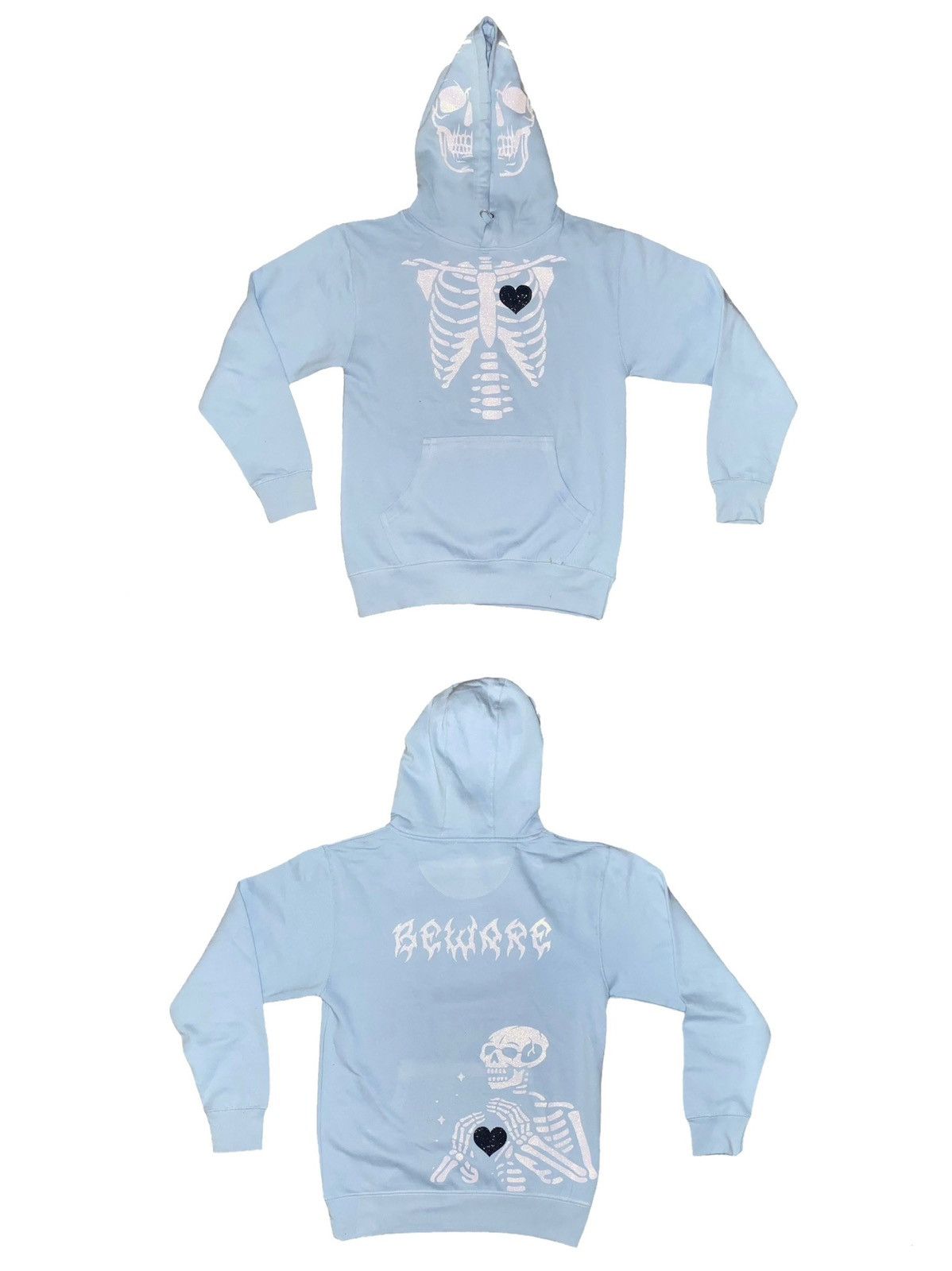 Streetwear × Vintage Light blue heartless | Grailed